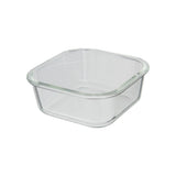 Vierkant vershoudbakje glas 750 ml Five®