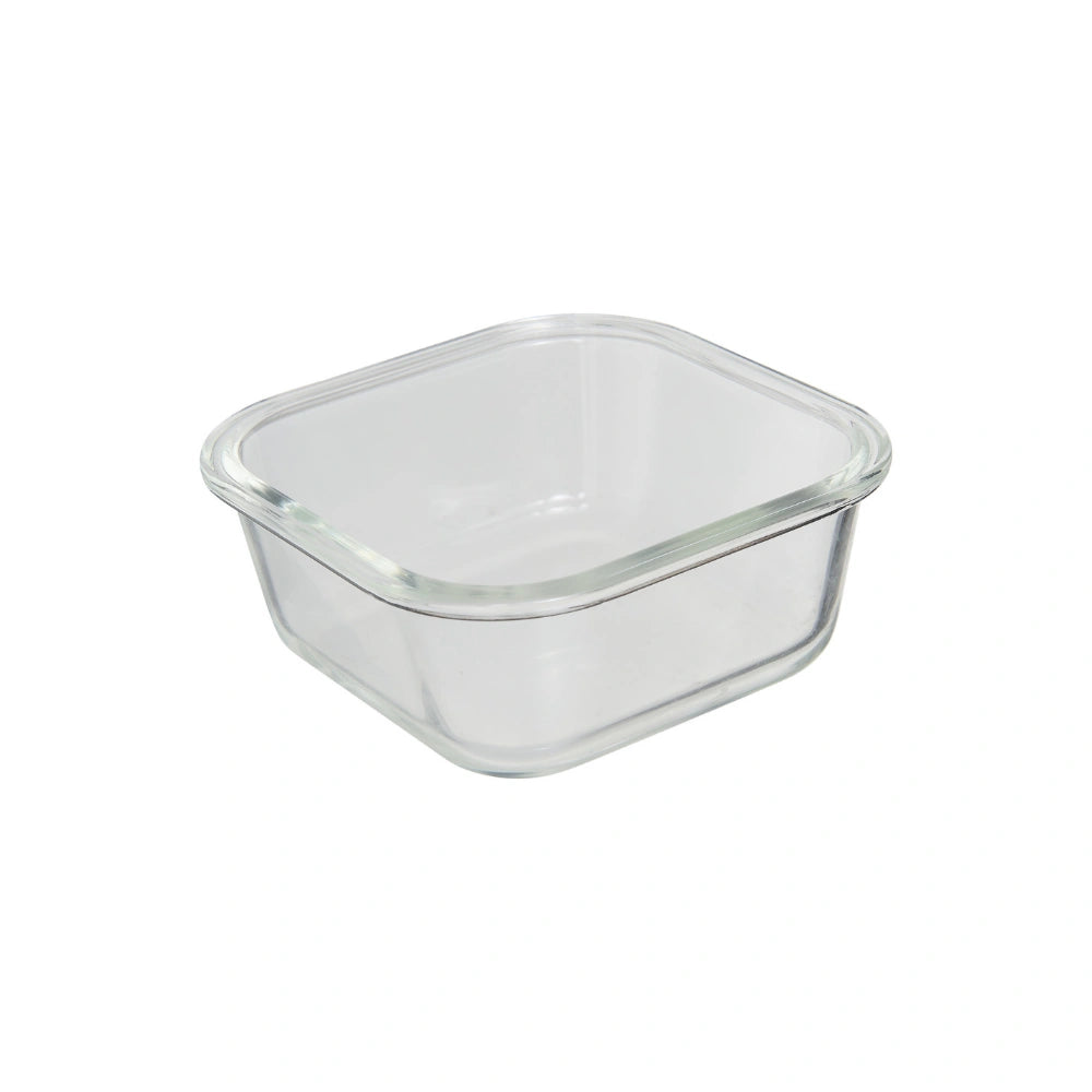 Vierkant vershoudbakje glas 500 ml Five®