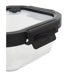 Vierkant vershoudbakje glas 500 ml Five®