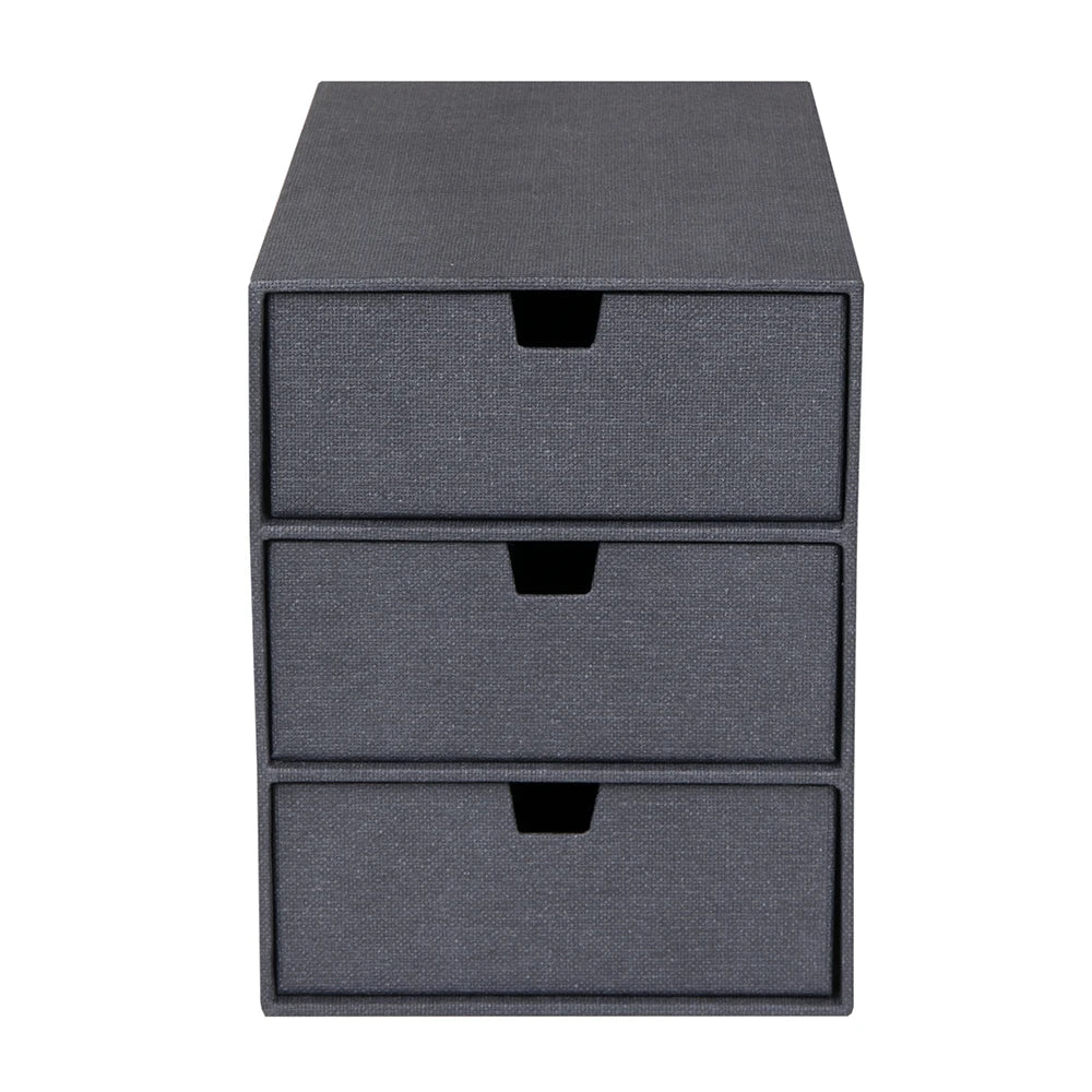 Schreibtisch-Organizer mit 3 Schubladen Bigso Box of Sweden