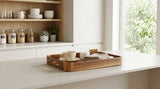 Rechthoekig Acaciahouten dienblad Five®