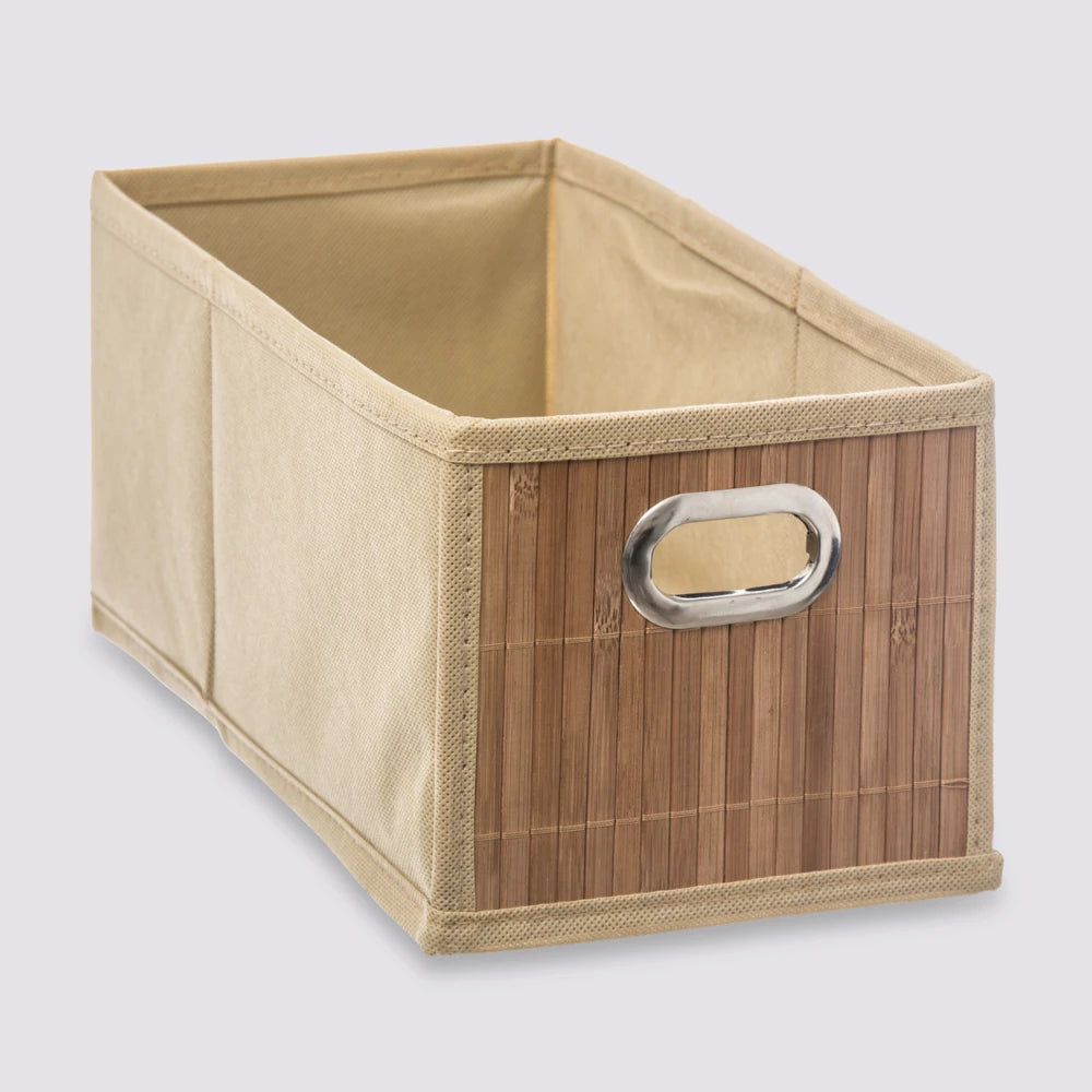 Opbergmand bamboe voorkant small Five®