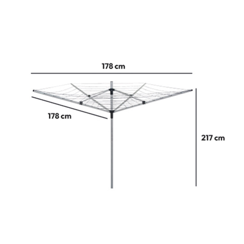 Aluminium-Wäschespinne Five®