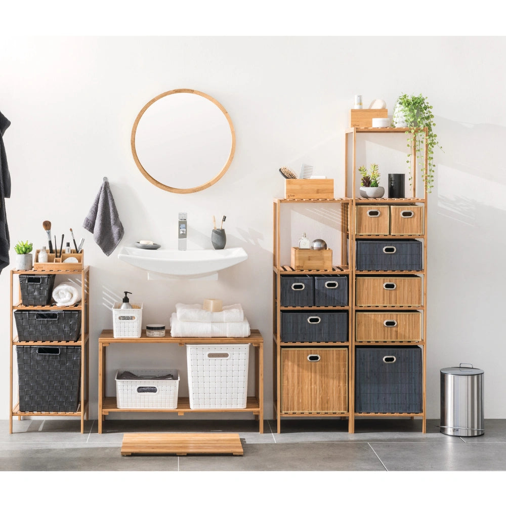 Opbergmand bamboe voorkant small Five®