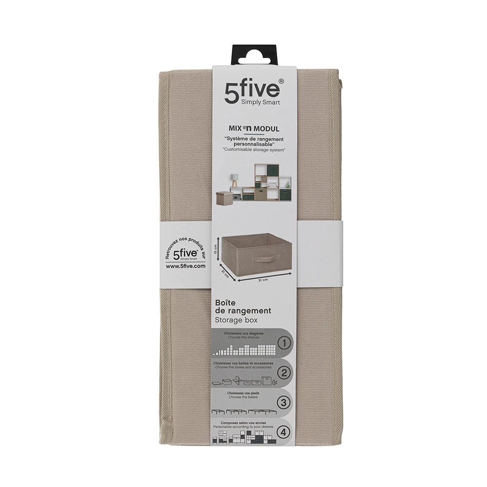 five-opbergmand-beige