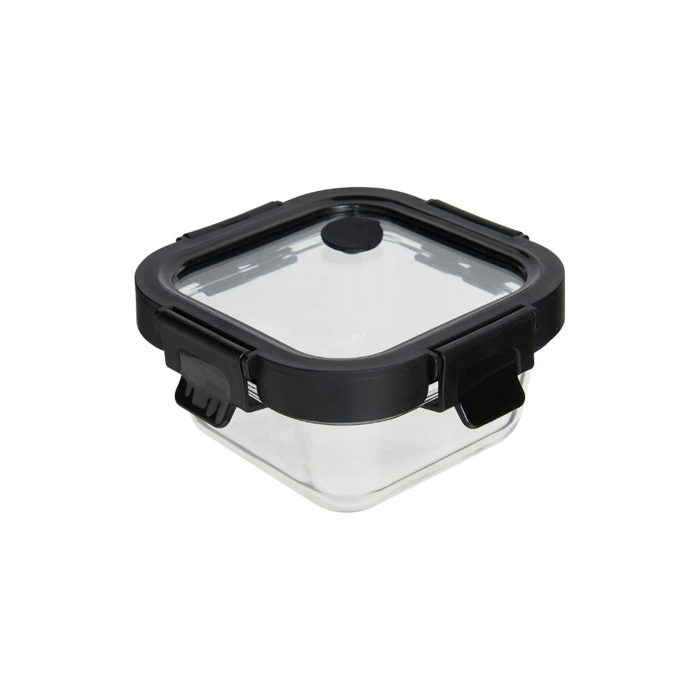 Vierkant vershoudbakje glas 320 ml Five®