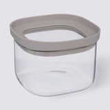 Glazen voorraadpot 400 ml vierkant stapelbaar Five®