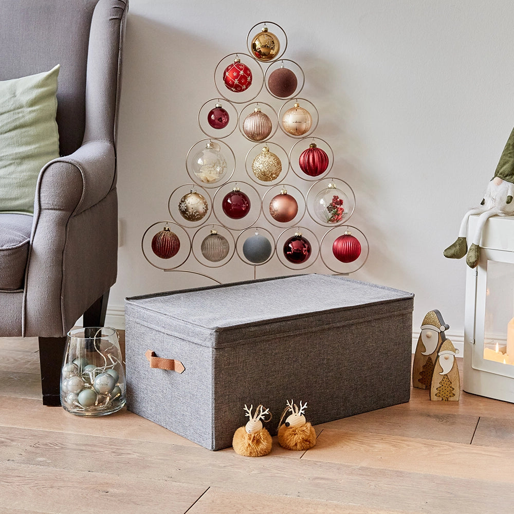 Weihnachtskugel-Aufbewahrungsbox, 61 Liter, BPA-frei – Mit 5 Trays Für Bis Zu 79 Kugeln, Made In Sweden
