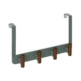 Deurkapstok stompe deur metaal/hout 4 haken Five® Cassie