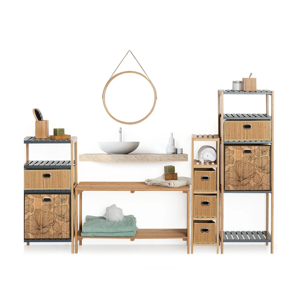 Opbergmand bamboe voorkant medium Five®