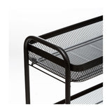 Metalen trolley zwart uitneembare manden Five®