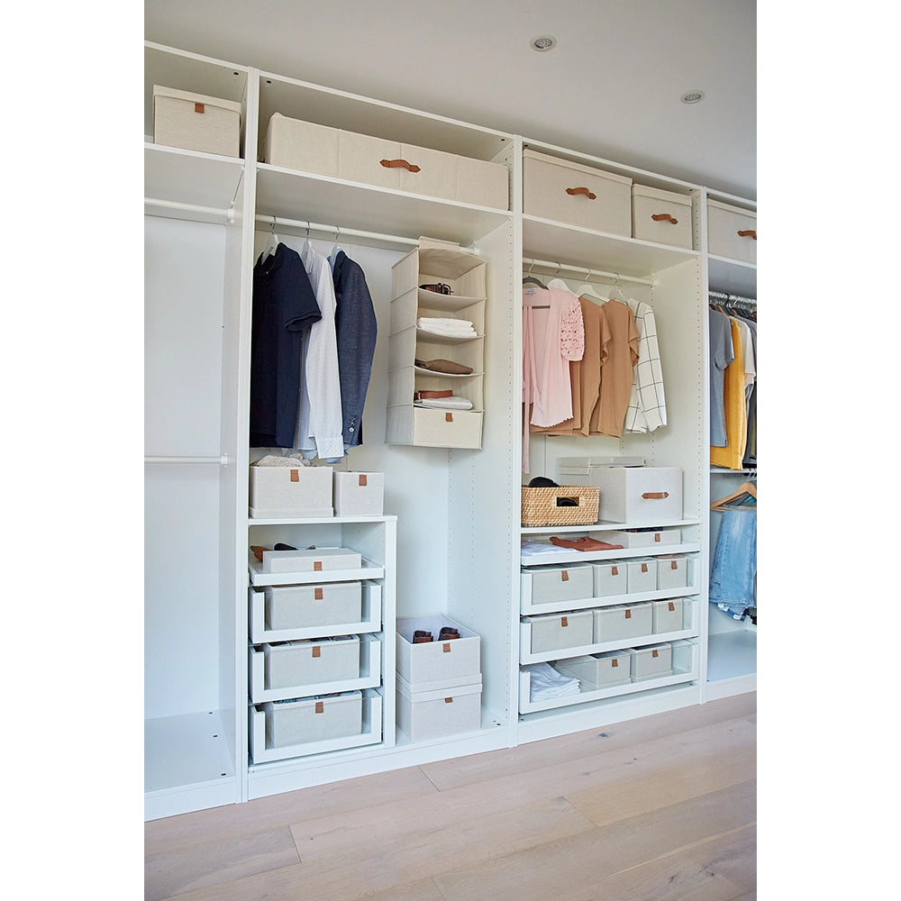 hosen aufbewahrung kleiderschrank Aufbewahrungsbox beige Kleiderschrank