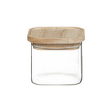 kleine voorraadpot houten deksel