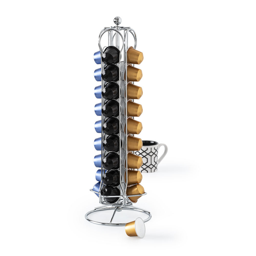 Nespresso Five® Silberner Schwenkbecherhalter