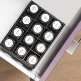 So Clever Kräuterset-Organizer-Schublade mit 12 Kräutergläsern und 72 Etiketten