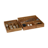 Schubladentabletts aus Akazienholz, 7 cm hoch, Five®