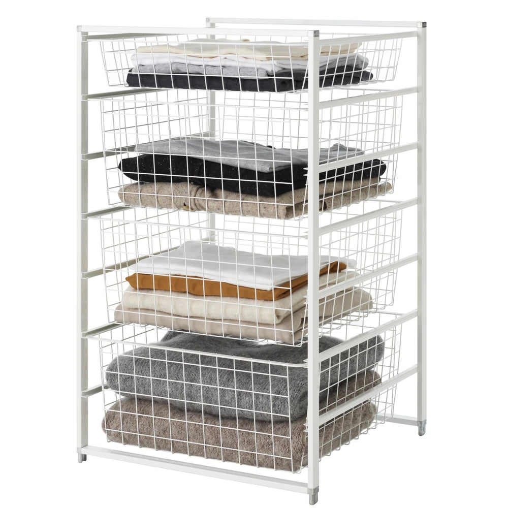 Ladesysteemset draad mini 74/45 wit - Classic by Elfa