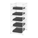 Ladesysteemset draad 104/45 wit - Classic by Elfa