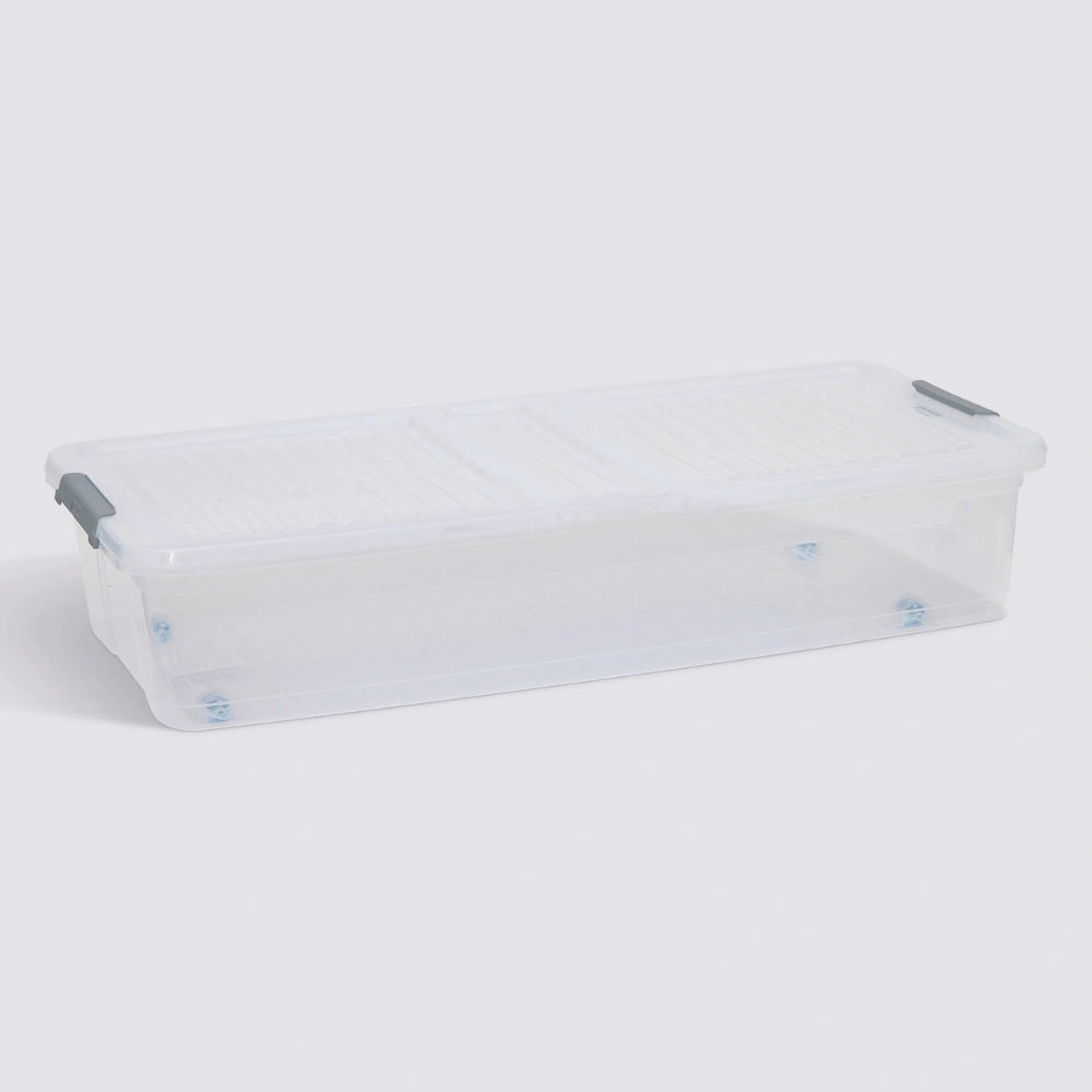 Opbergbox onder bed op wielen en klapdeksel 33 liter Five®