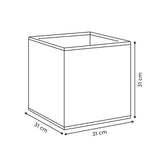 Opbergmand met geweven patroon bruin Five®