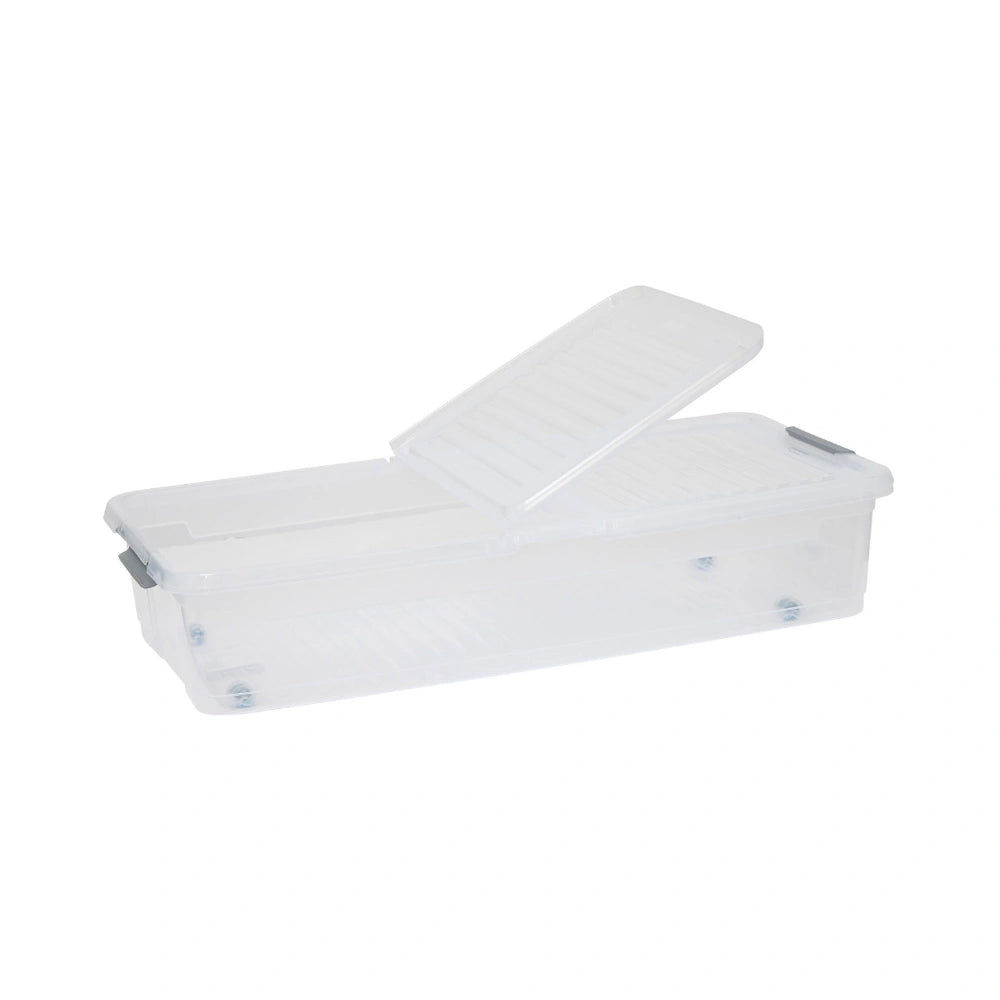 Opbergbox onder bed op wielen en klapdeksel 33 liter Five®