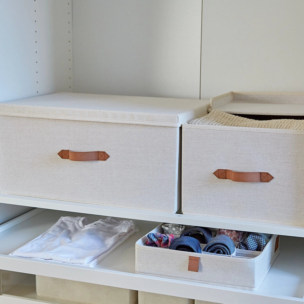 aufbewahrungsbox beige kleiderschrank | store-it – so clever