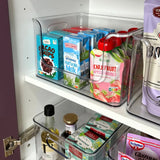 So Clever Transparente Aufbewahrungsbox Medium Frontöffnung Classic Clear