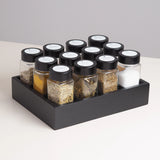So Clever Kräuterset-Organizer-Schublade mit 12 Kräutergläsern und 72 Etiketten