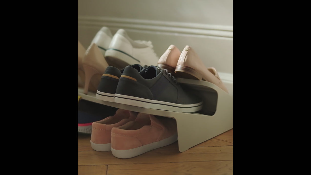Schuhstapler 6 Paar Schuhe Grau Joseph Joseph
