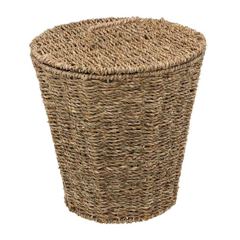 Ronde rieten mand met deksel | Five® – So Clever