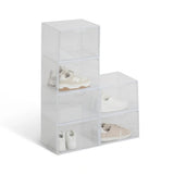 Sneakerbox transparant magneetsluiting 6-delige set Five®