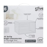 Sneakerbox transparant magneetsluiting 6-delige set Five®