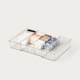 So Clever x Vacane Schubladeneinsatz ausziehbar 5-Fächer 10 cm hoch