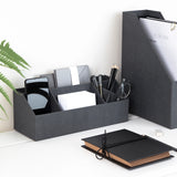 Schwarzes Schreibtischtablett Bigso Box of Sweden