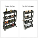 Uitschuifbare zwarte trolley Five®