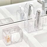 wastafel accessoires transparant idesign