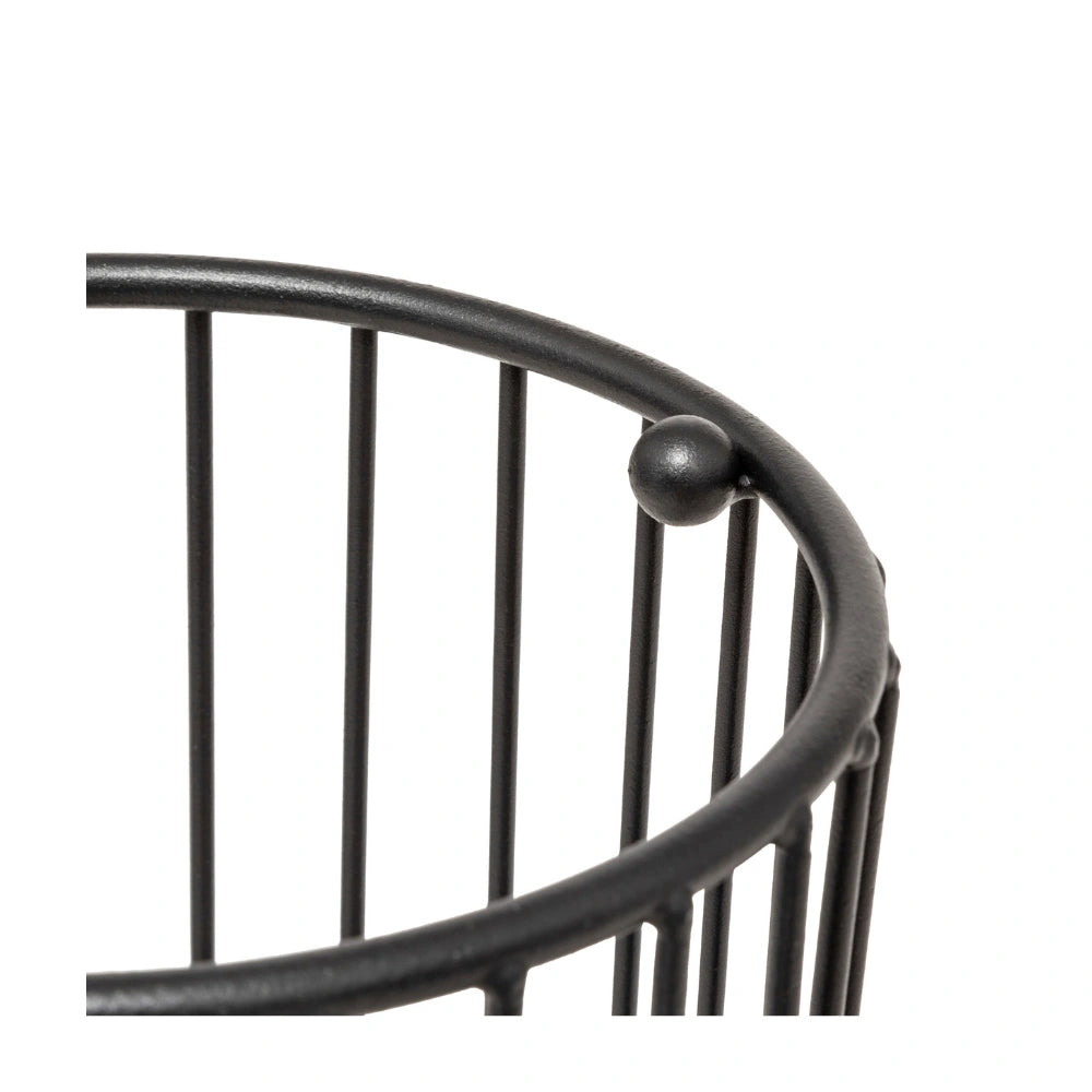 Parapluhouder zwart met lekbak metaal Five®