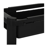 Uitschuifbare zwarte trolley Five®